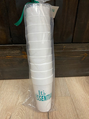 Styrofoam Cups- "It's Essential"