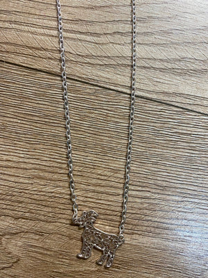 Faine Necklaces- Silver Goat Wire