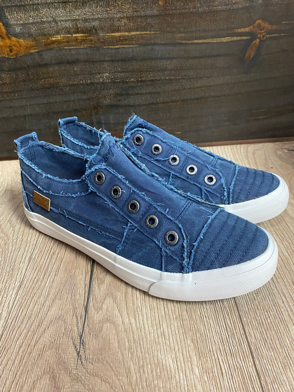 Blowfish Shoes- Blue Denim – The Silver Strawberry