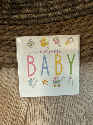 Gifting Cards- "Welcome Baby"
