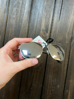 Louis Sunglasses- Silver Square