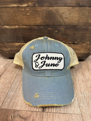 "Johnny & June" Blue Denim Hat