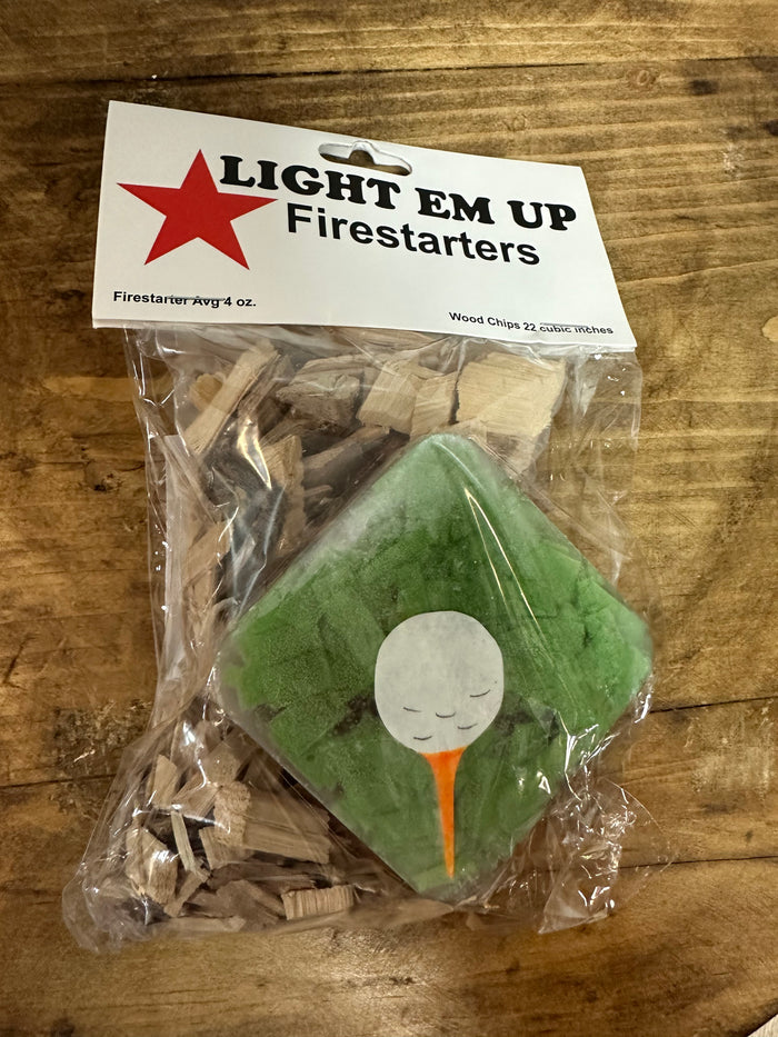 Light Em Up Firestarter's- "Golf Tee" Green