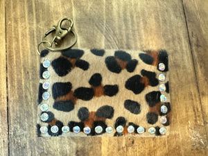 "Ivy" Leather Wallet- OG Cheetah Cowhide