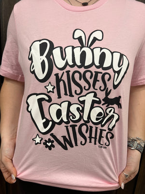 "Bunny Kisses & Easter Wishes" Tee