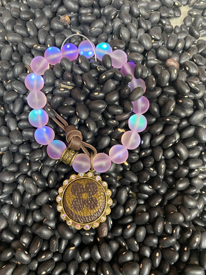 Revamped Jelly Bean Bracelet- Matte Purple