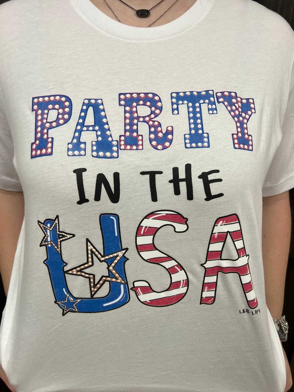 PARTY IN THE USA GRAPHIC TEE