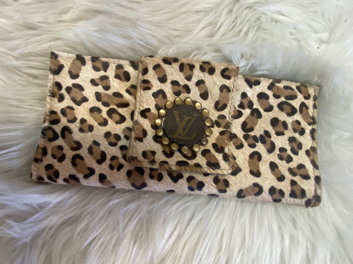 louis vuitton leopard wallet