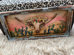 TB Wall Décor (16X32)- "Home On The Ranch"