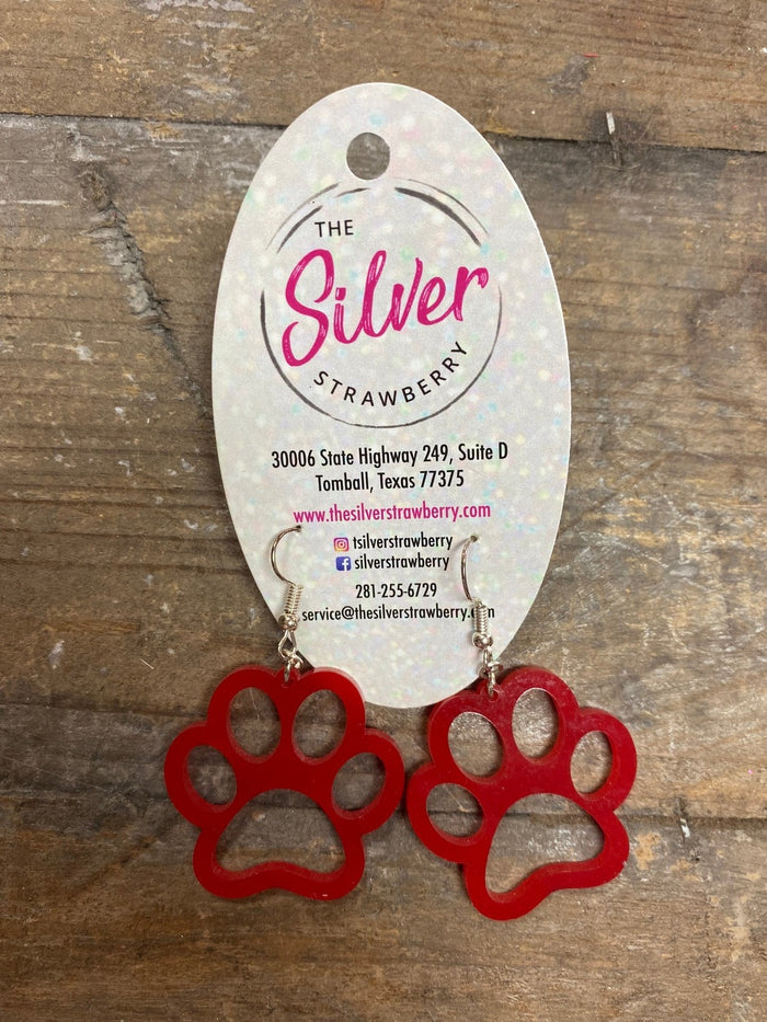 Glossy Acrylic- Red Paw