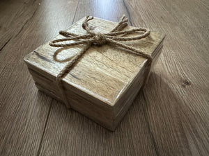 Coasters- Square Thick Wood (Pack Of 4)