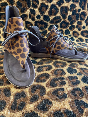 Infinity- Leopard Sandals