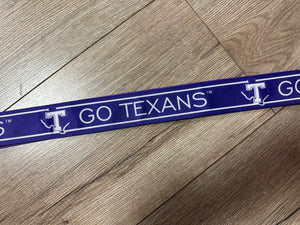 Team Spirit Purse Strap- "Go Texans" Tarleton