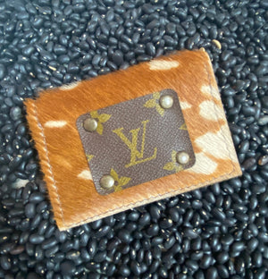 Louis Vuitton, Bags, Authentic Louis Vuitton Monogram Revamped Cardholder Wallet  Burgundy