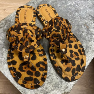 Limited Sandals- Leopard Print