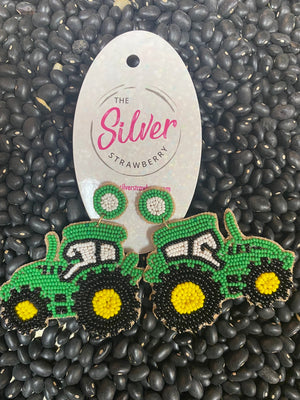Sugar Crush Earrings- Big Green Tractor